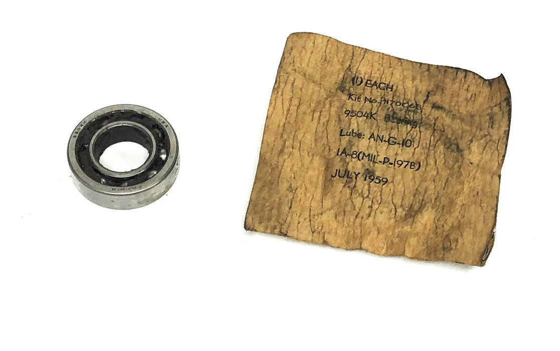 Fafnir Single Row Ball Bearing 9504K NOS