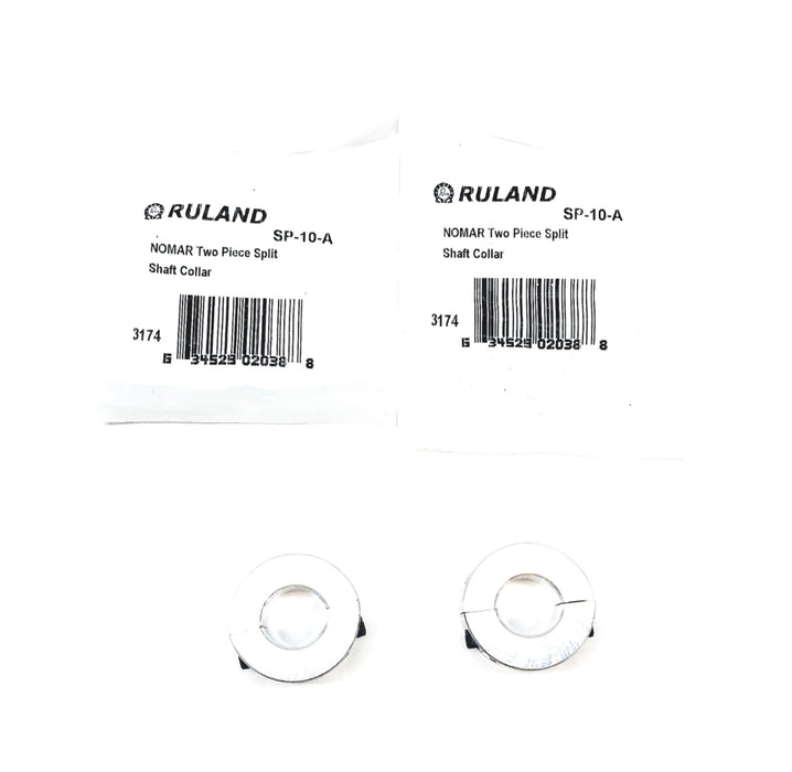 Ruland NOMAR 5/8 Inch 2 Piece Split Shaft Collar SP-10-A [Lot of 2] NOS