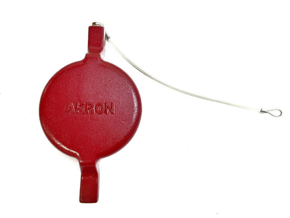 Akron Iron Red Cap with Tether AKR-35010001 NOS
