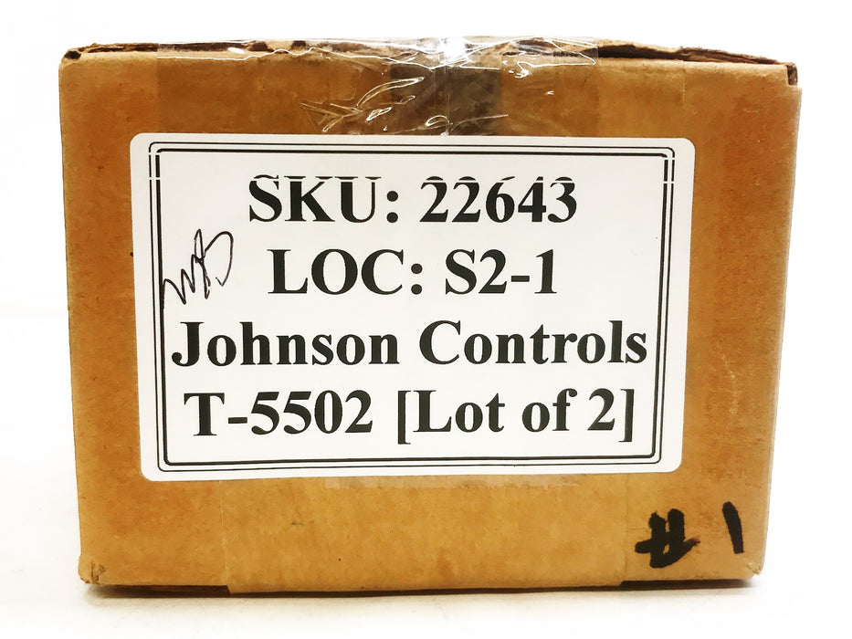 Johnson Controls Temperature Gauge T-5502 [Lot of 2] NOS