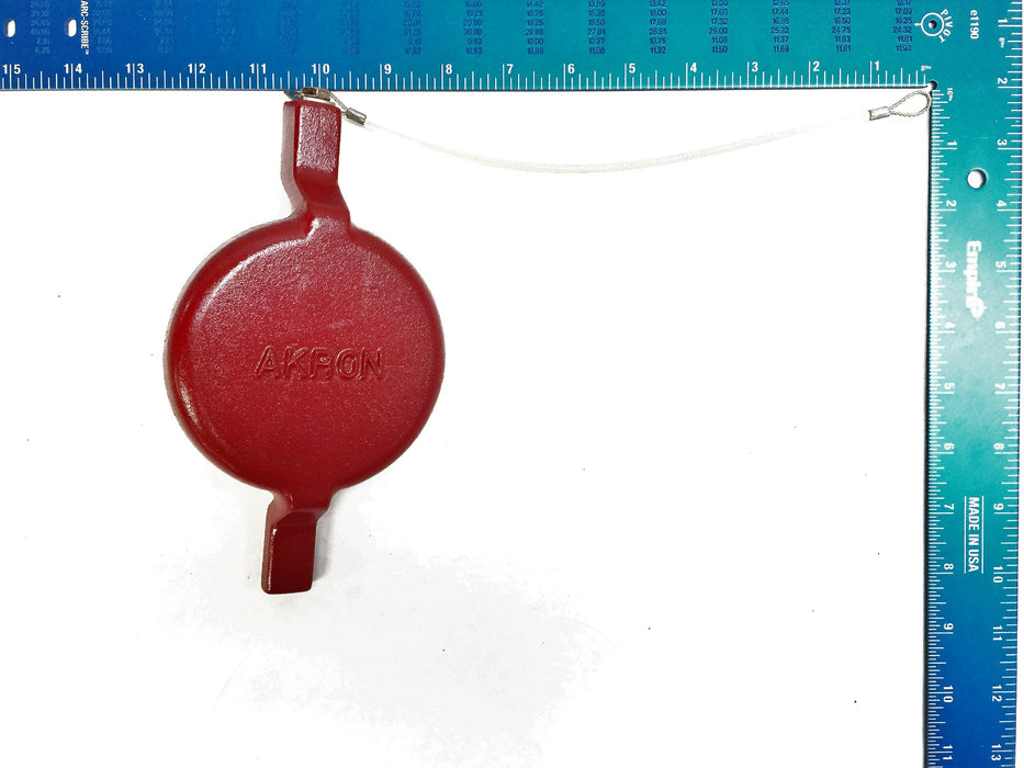 Akron Iron Red Cap with Tether AKR-35010001 NOS