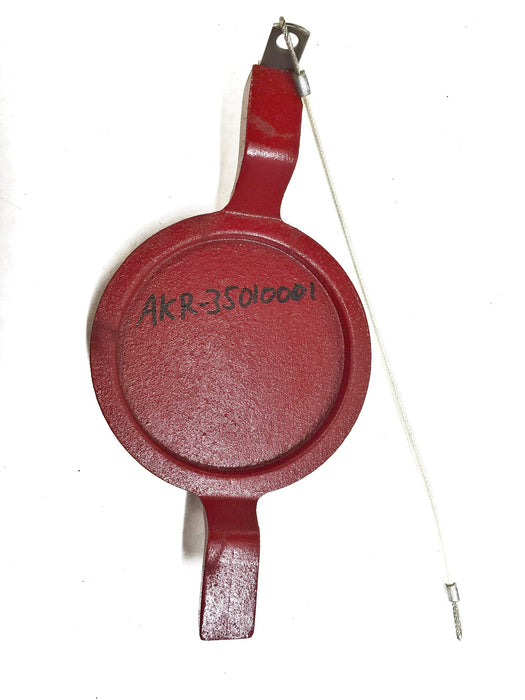Akron Iron Red Cap with Tether AKR-35010001 NOS