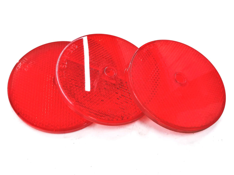 Grote Replacement Marker Lens 3-1/4 Round Red 4015R [Lot of 3] NOS