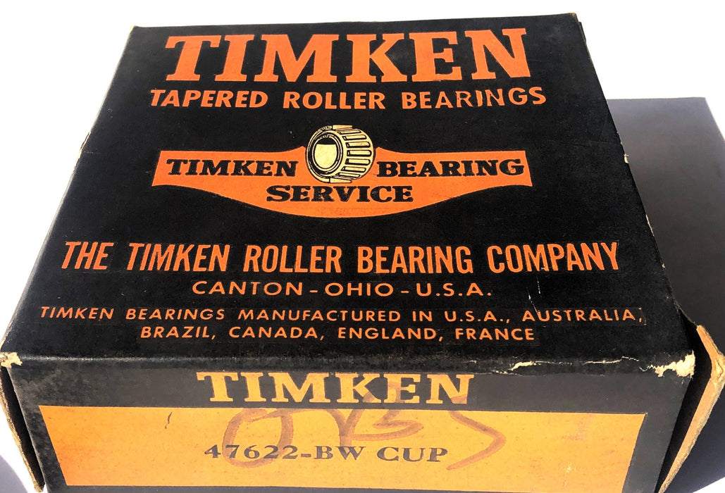 Timken Taper Bearing Cup 47622-BW NOS