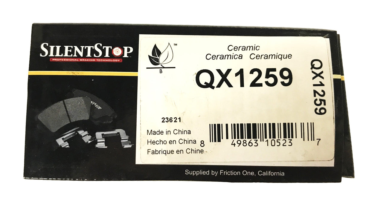 Silent Stop Semi-Metallic Brake Pad Kit QX1259 NOS