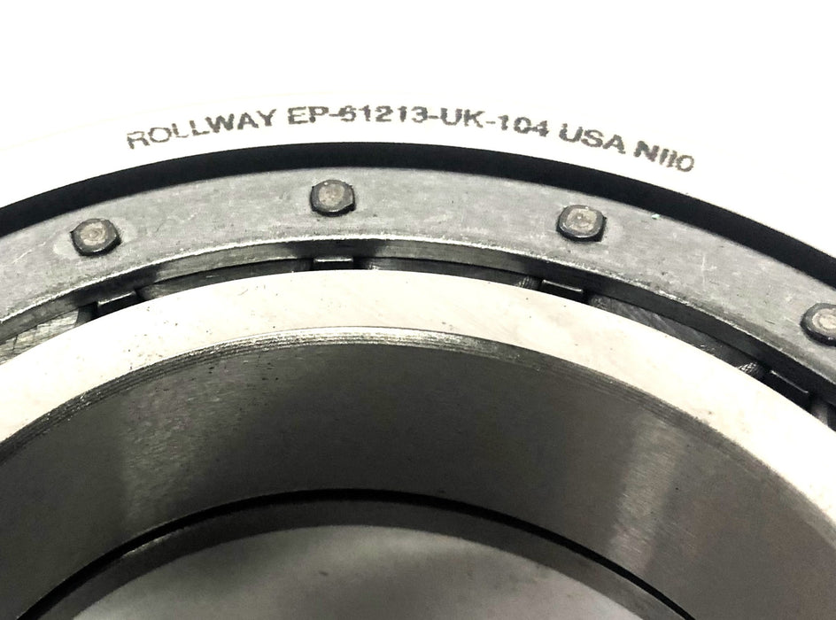 Rollway 2.56 Inch Bore Cylindrical Roller Bearing EP-61213-UK-104 NOS