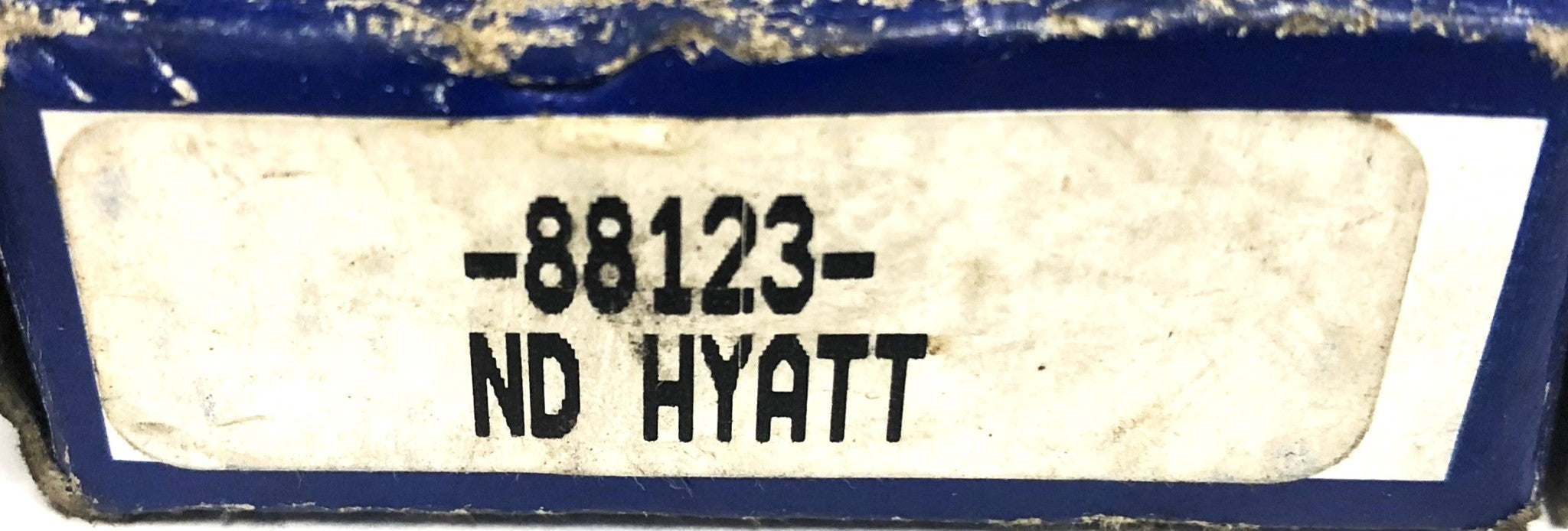 New Departure Hyatt Double Shielded Ball Bearing 88123 NOS
