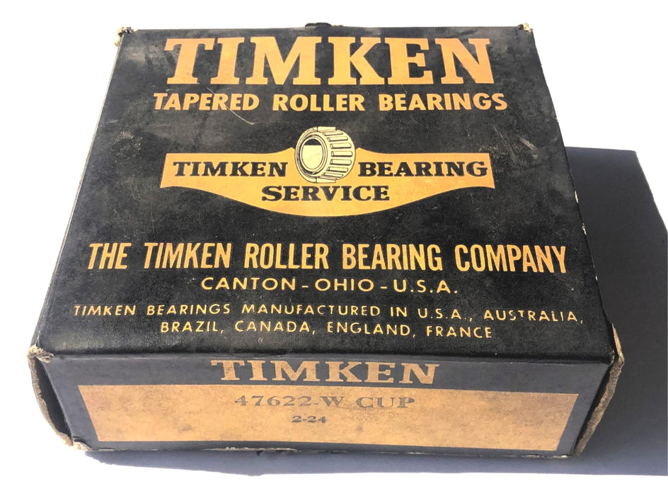 Timken Taper Roller Bearing Cup 47622.W 2-24 NOS