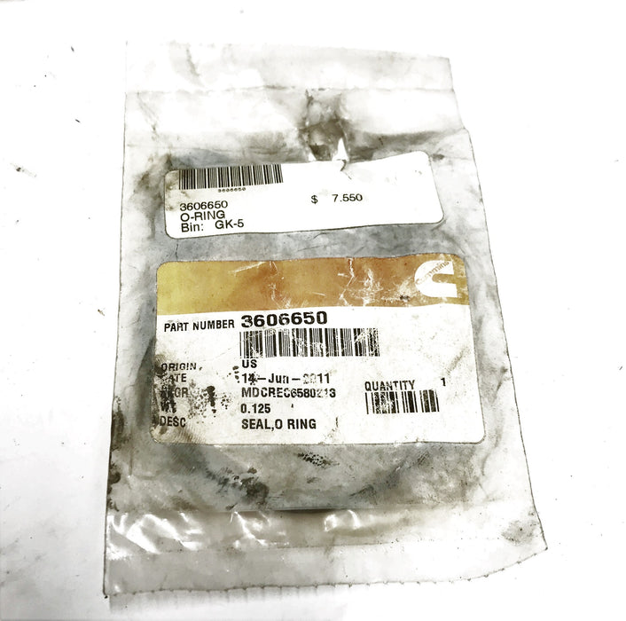 Cummins OEM O-Ring Seal 3606650 NOS