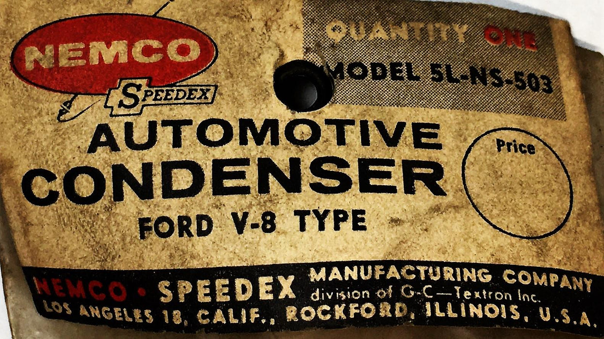 Nemco Automotive Condenser 5L-NS-503 NOS