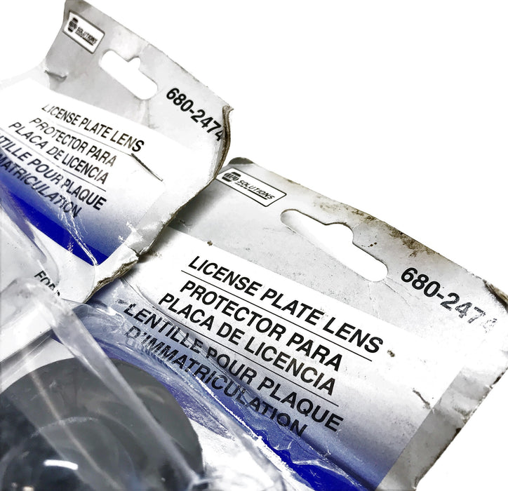 Napa License Plate Lamp Lens 680-2474 [Lot of 2] NOS