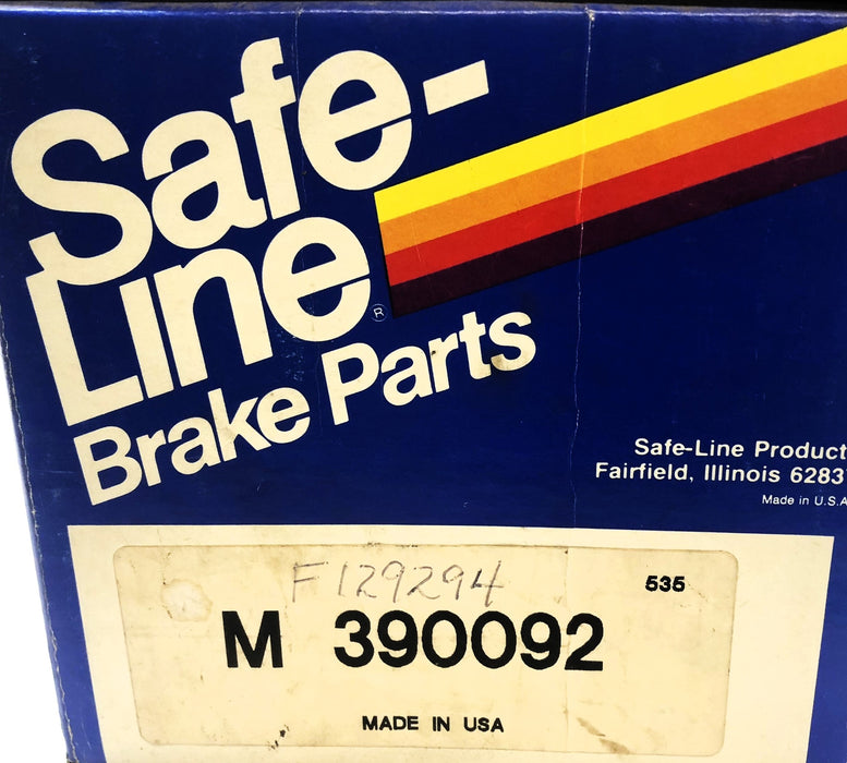 Safe-Line Brake Master Cylinder M390092 (F129294) NOS