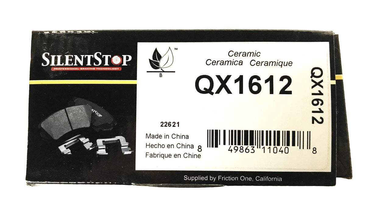 Silent Stop Semi-Metallic Brake Pad Kit QX1612 NOS