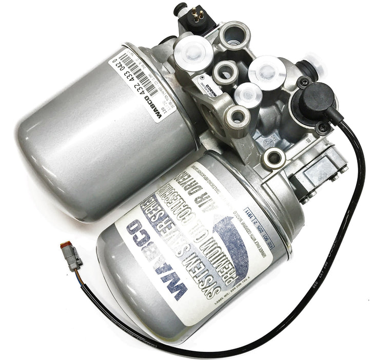 Wabco/Mack Twin Chamber Air Dryer Assembly S432-433-042-0 (85128558) NOS