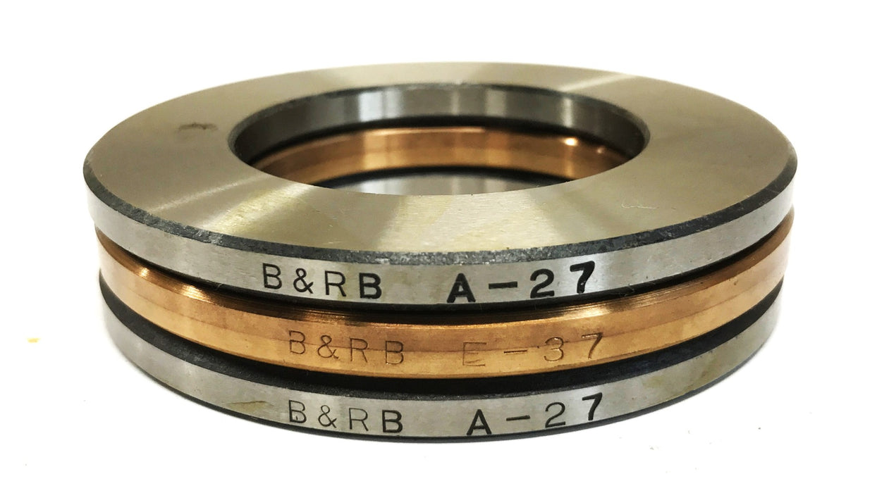 B&RM Thrust Roller Bearing Assembly E-37/A-27 NOS