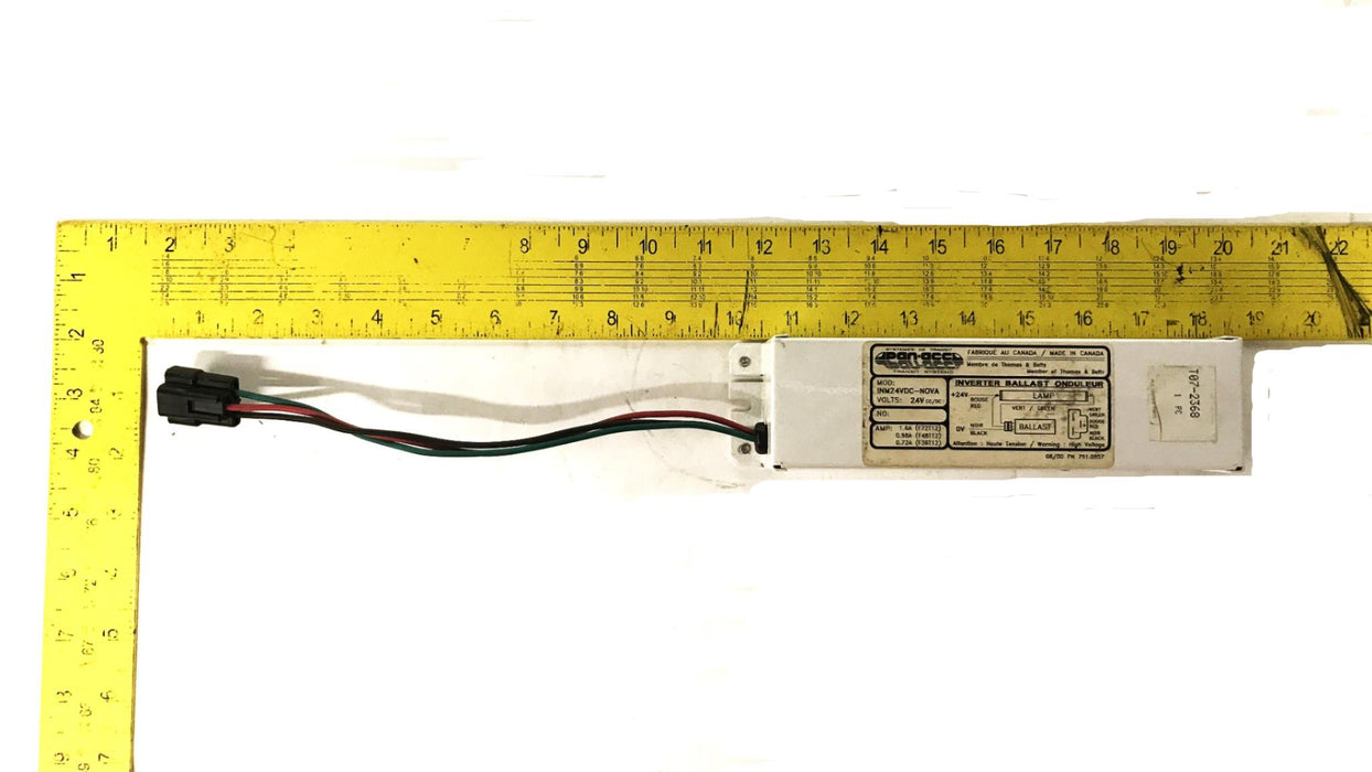 MCI 24 Volt Ballast with 10" Harness T07-2368 NOS