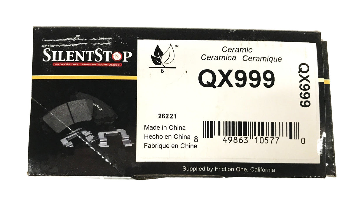 Silent Stop Semi-Metallic Brake Pad Kit QX999 NOS