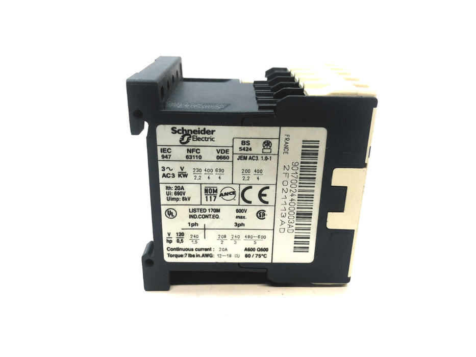 Schneider Electric 24VDC Contactor LP1K09017BD NOS