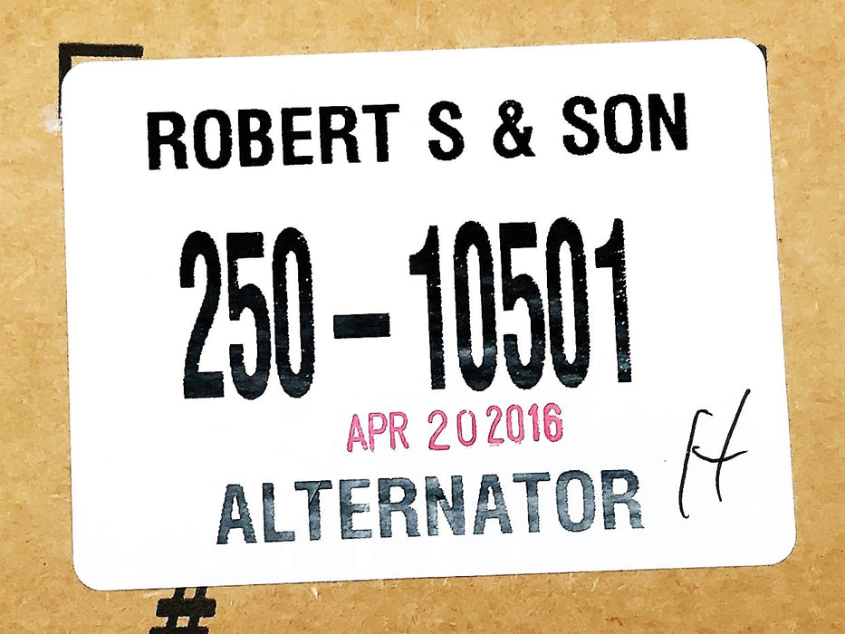 Roberts & Son Alternator 250-10501 REMANUFACTURED