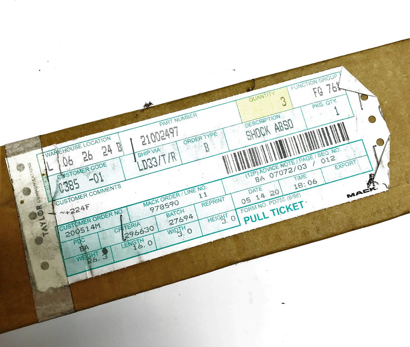 Mack OEM Shock Absorber 21002497 NOS