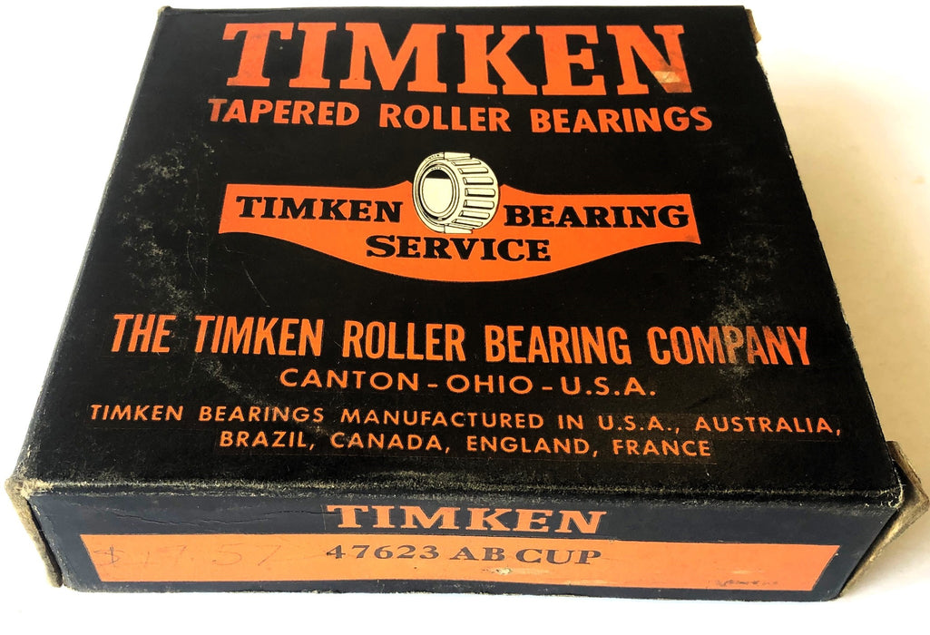 Timken Taper Roller Bearing Cup 47623AB NOS