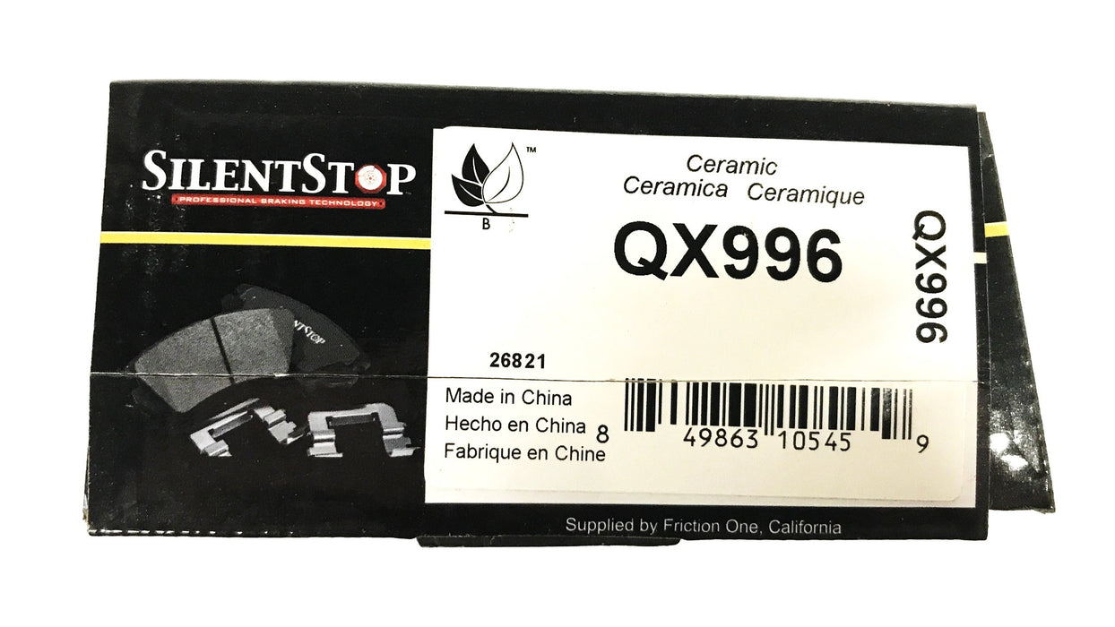 Silent Stop Semi-Metallic Brake Pad Kit QX996 NOS