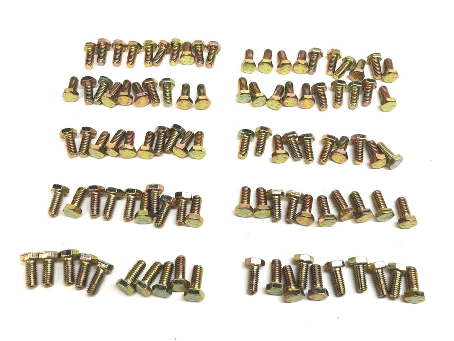 Profastners 5/16"-18 X 3/4" Yellow Zinc Hex Screws, Bag of 100, CSH8C516-34P NOS