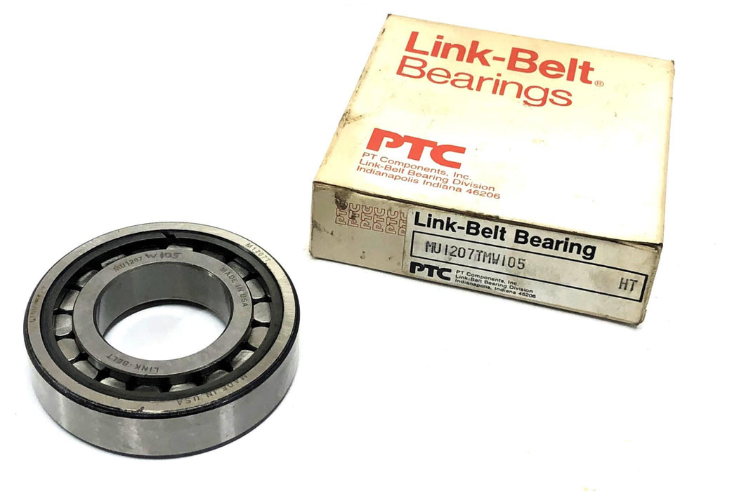 Link-Belt Cylindrical Roller Bearing MU1207TMW105 (M1207T/M1207W105) NOS