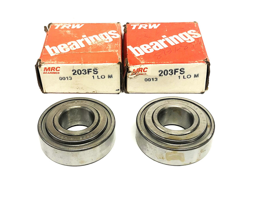 MRC TRW Single Row Ball Bearing 203FS [Lot of 2] NOS