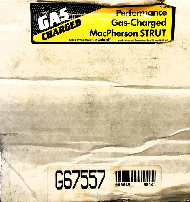 MacPherson Performance Gas Charged Strut G67557 NOS