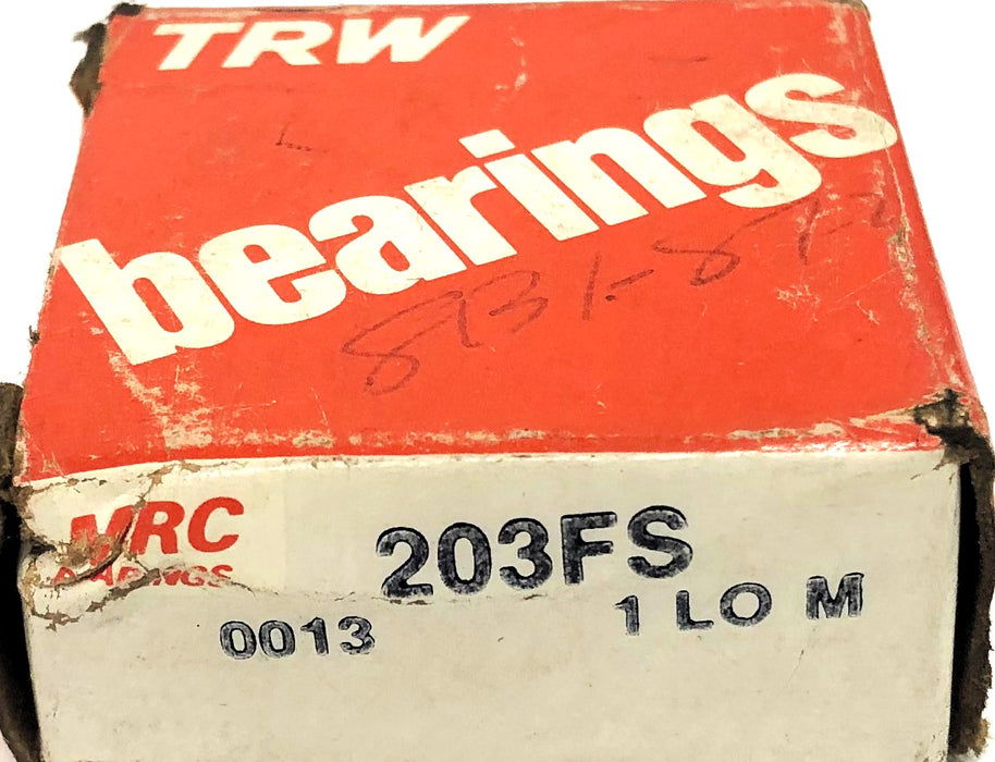 MRC TRW Single Row Ball Bearing 203FS [Lot of 2] NOS