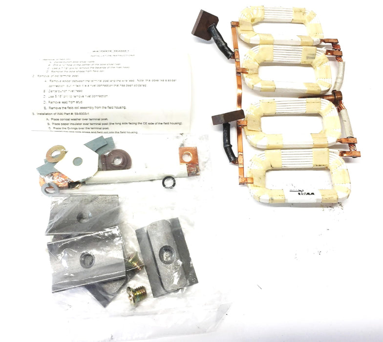 WAI World Power Systems Field Coil w/ Motor Lead 59-8303-1 NOS