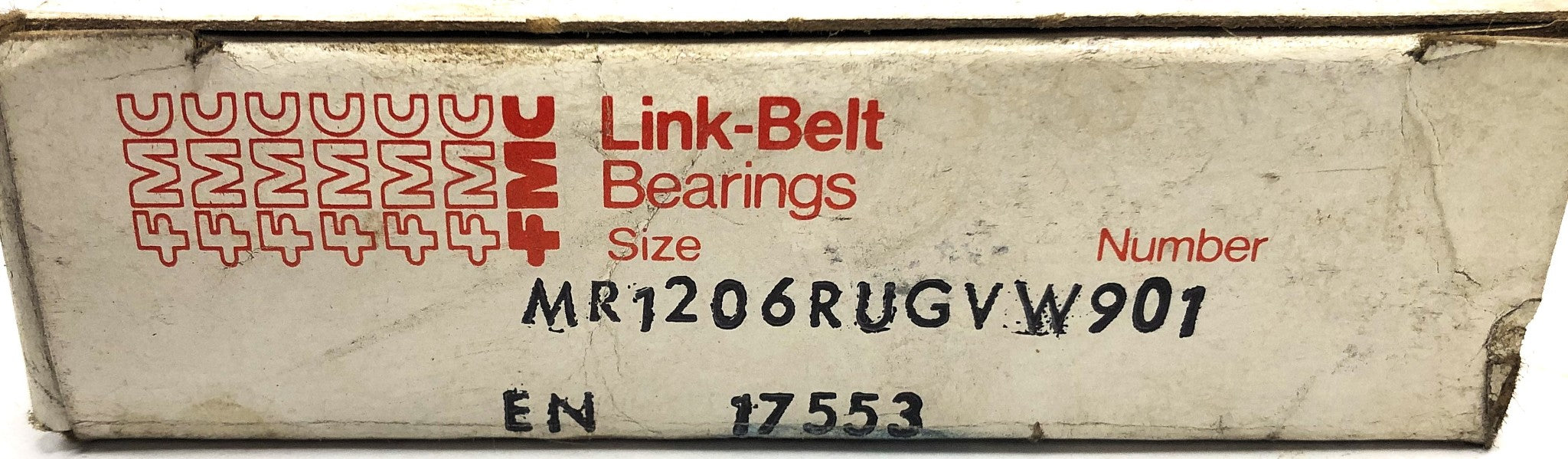 Link-Belt EN 17553 Cylindrical Roller Bearing MR1206RUGVW901 NOS