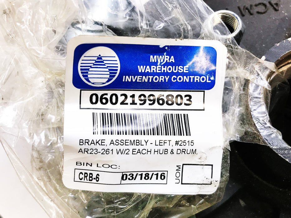 Dexter Left Brake Drum Assembly 2515 AR23-261 NOS