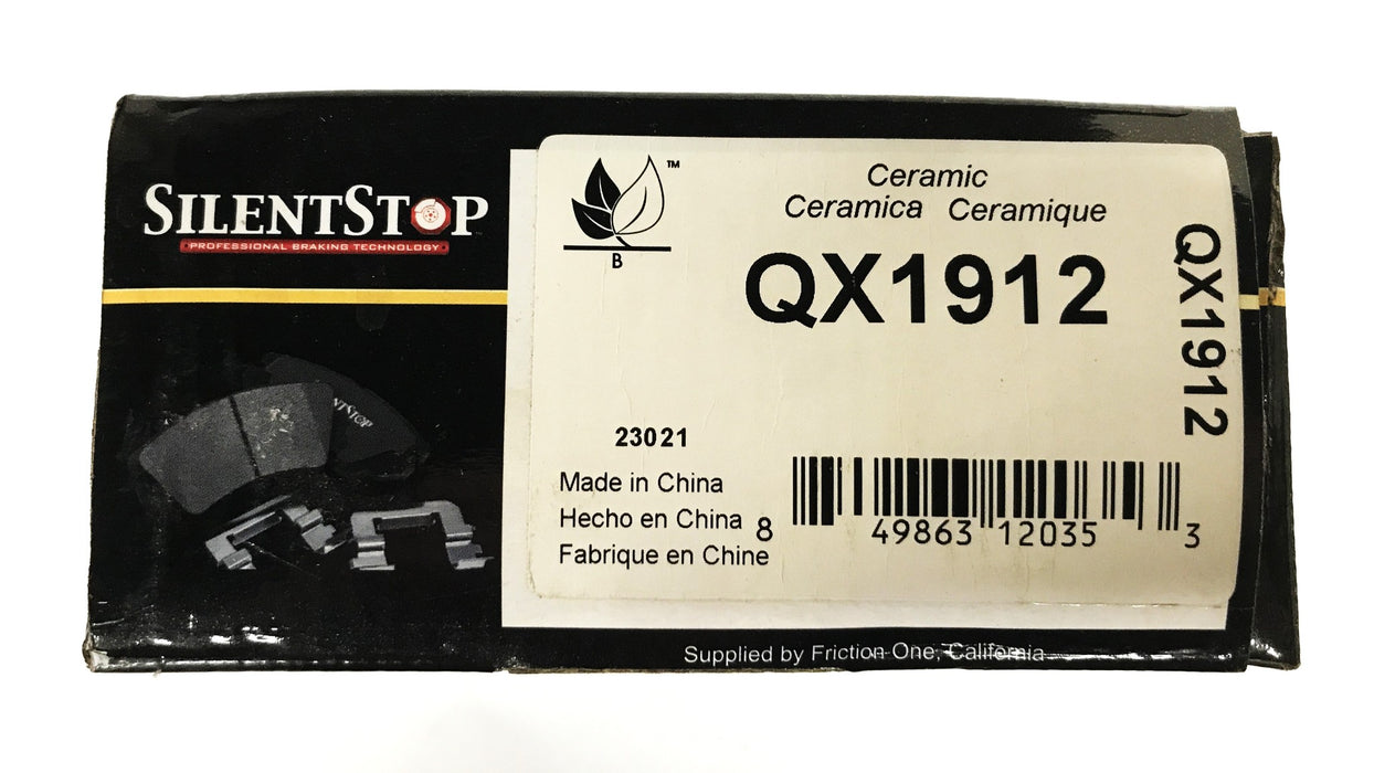 Silent Stop Semi-Metallic Brake Pad Kit QX1912 NOS