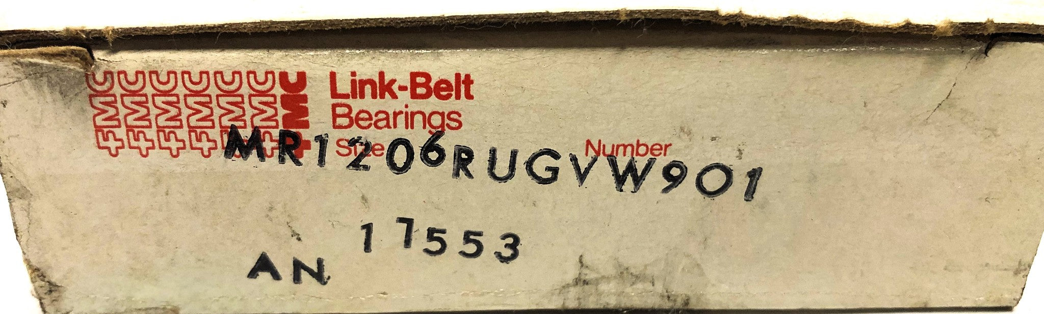 Link-Belt AN 11553 Cylindrical Roller Bearing MR1206RUGVW901 NOS