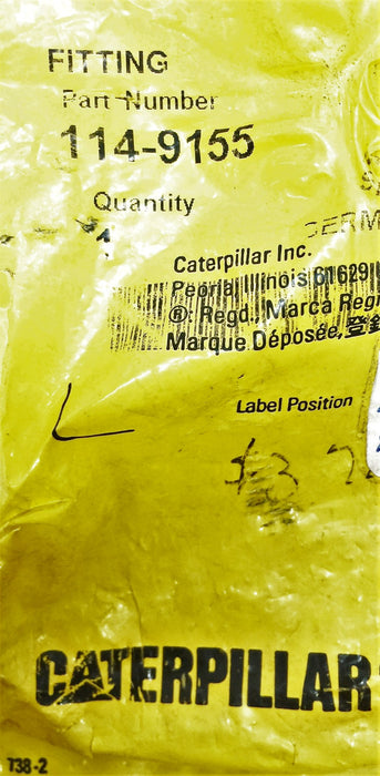 Caterpillar/CAT Quick Disconnect 114-9155 NOS