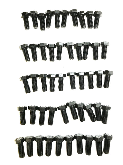 Trans World 1/2"-13 x 1-1/4" Black Hex Cap Screw, Bag of 50, NOS