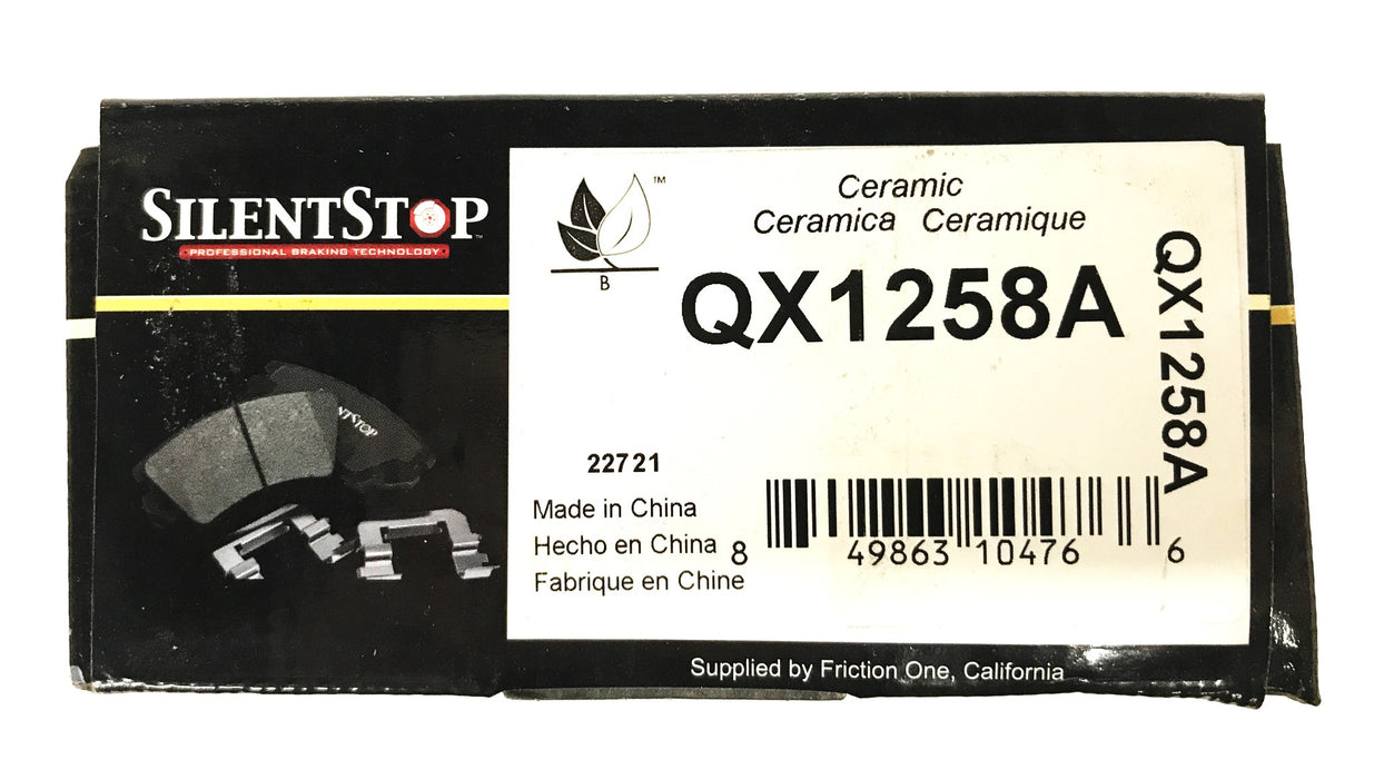 Silent Stop Semi-Metallic Brake Pad Kit QX1258A NOS