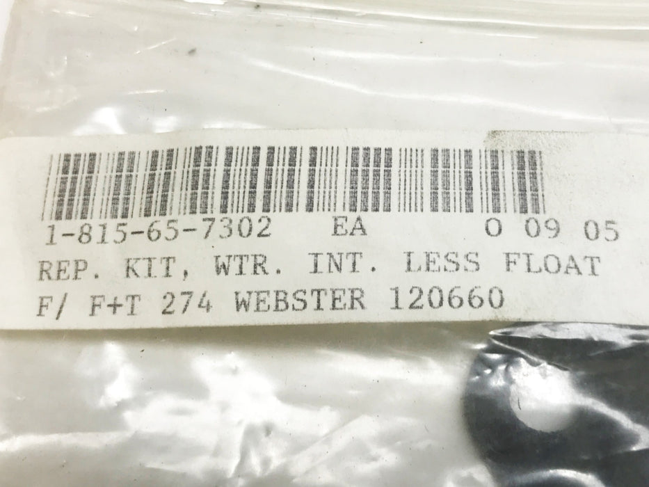 Webster 5-Piece Water Interior Kit (without Float) 120660 [Lot of 2] NOS