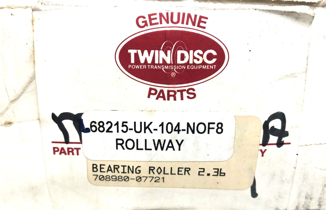 Rollway Cylindrical Roller Bearing L-68215-UK-104 N0F8-NOS