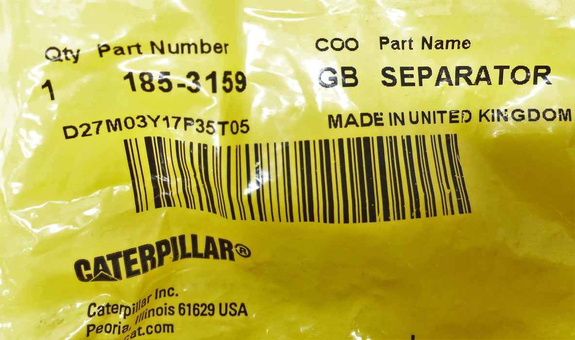 Caterpillar/CAT Wire Element Separator 185-3159 [Lot of 3] NOS