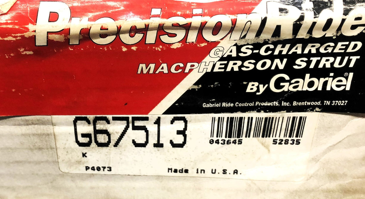 Gabriel Gas-Charged MacPherson Strut G67513 NOS