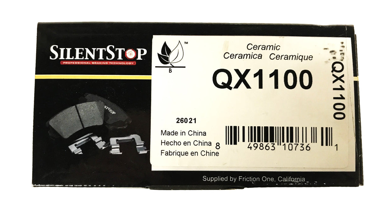 Silent Stop Semi-Metallic Brake Pad Kit QX1100 NOS