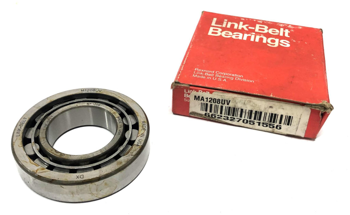 Link-Belt Cylindrical Roller Bearing MA1208UV (M1208UV/MA1208) NOS