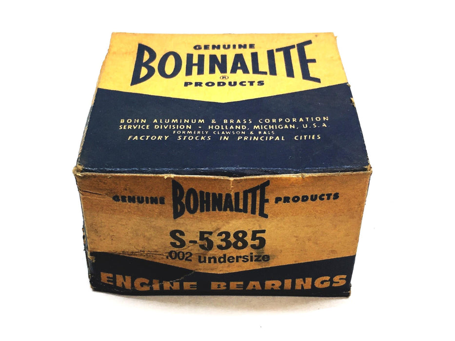 Bohnalite Engine Bearing S-5385 NOS