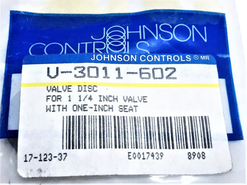 Johnson Controls Replacement Valve Disc V-3011-602 [Lot of 8] NOS