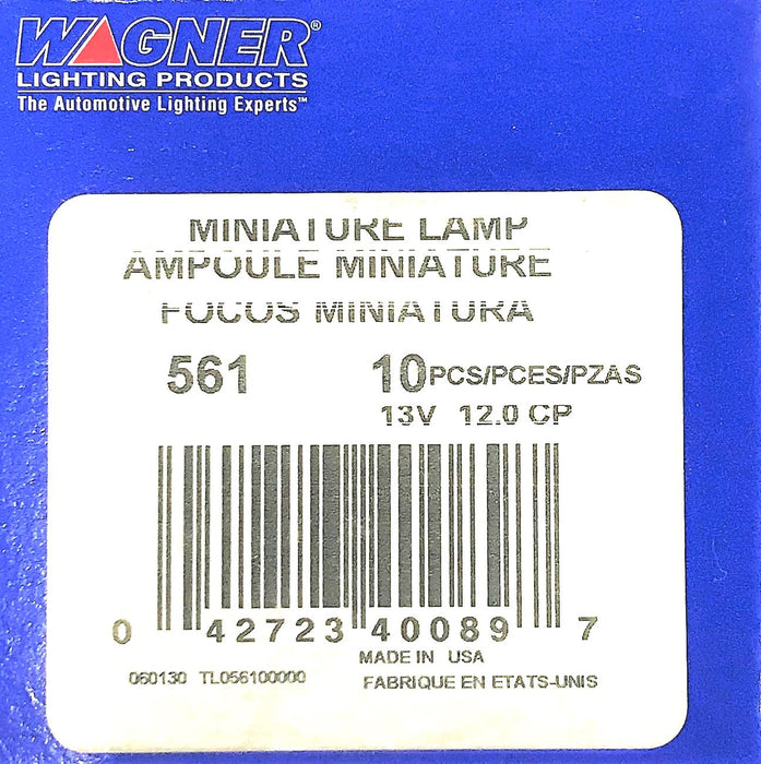 Wagner Dome Light Bulb-Base 561 [Lot of 7]