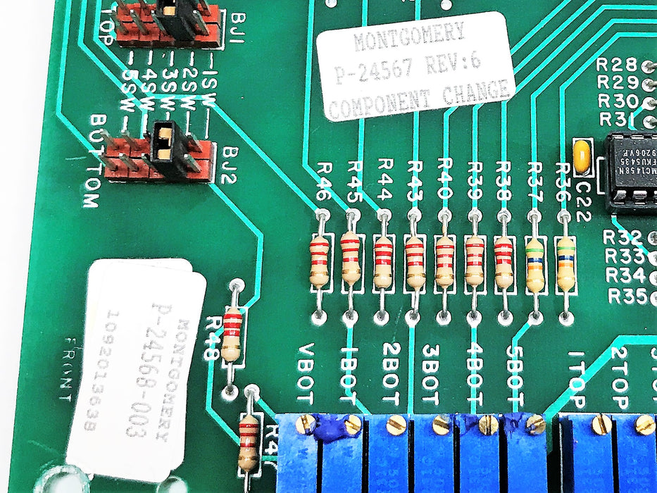 Montgomery Elevator Relay Board P-24567 NOS