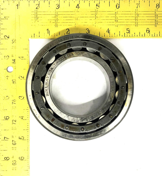 Rollway Cylindrical Roller Bearing L-67214-UK-103 NOS